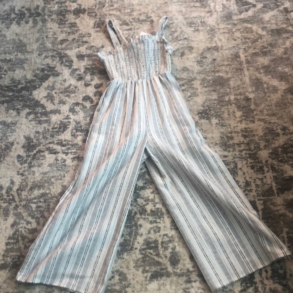 striped jumpsuit